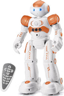 KingsDragon RC Robot Toys for Kids, Gesture & Sensing Programmable Remote Control Smart Robot for Age 3 4 5 6 7 8 Year Old Boys Girls Birthday Gift Present,Orange by TinyTreasures Baby Boutique