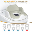 Orzbow 3-in-1 Potty Training Toilet, Detachable Baby Potty, As Toddler Toilet Seat, Chair, Step Stool for Boys & Girls 18+ Months, Potty Training Seat with Splash Guard, Lid, Easy Clean, Brown by TinyTreasures Baby Boutique