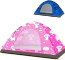KidzAdventure 2 in 1 Indoor/Outdoor Tent for Kids, Small 1 or 2 Toddler/Kids Tent, Backpacking, Lightweight and Easy Pop up, Ideal for Backyard, Outside Camping, or Play Fort by TinyTreasures Baby Boutique