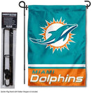WinCraft Miami Dolphins Garden Flag with Stand Holder by GreenHaven Gardens