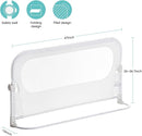 Baby Bed Rail Guard for Toddlers -46" Toddler Bed Rails for Twin, Full, Queen, King Bunk Size Bed Swing Down Bedrail Extral Tall Child Safety Side Railing Guards for Kids by TinyTreasures Baby Boutique