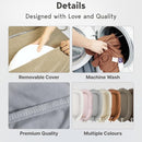 Infant Lounger, Baby Nest Cover for Baby Girls & Boys, Newborn Essentials for Baby 0-18 Months, 100% Cotton Breathable (Slate_Gray) by TinyTreasures Baby Boutique