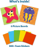 Skillmatics Foam Sticker Art Activity - Under The Ocean, Mess-Free Fun for Kids, 800+ 3D Foam Stickers, DIY Felt Craft Kits, Gifts for Girls & Boys Ages 3, 4, 5, 6, 7 by TinyTreasures Baby Boutique