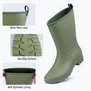 Mid Calf Rain Boots Women Waterproof PVC Womens Rubber Rain Boot Seamless Rain Footwear Outdoor Garden Work Walking by GreenHaven Gardens