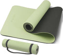 Yoga Mat Non Slip Anti-tear,extra thick-2/5 inch（10MM）High Resiliency Professional POE Yoga Mats for Women Men Kids,72"x24"inch,Workout, Yoga, Pilates and Floor Exercise, with Carrier Strap by TinyTreasures Baby Boutique
