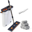 360° Mop and Bucket Set with Wringer – Microfiber Floor Mop System for Home Cleaning – Long Handle, Wash & Dry Dual Tank, Extra Absorbent Pads, Space-Saving Design for Hardwood, Tile & Laminate Floors by CozyNest Decor