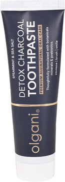 | Detox Charcoal Toothpaste | Natural Whitening Formula with Activated Charcoal | Gentle Whitening Toothpaste | Freshens Breath | Gum Health | Fluoride-Free | Safe for Kids | 2.53 Fl.Oz by CozyNest Decor