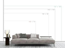 Banana Leaf Wallpaper Beige Tropical Plants Leaves Wall Mural Living Room Bedroom (Not Peel and Stick) by CozyNest Decor