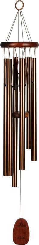 Woodstock Wind Chimes for Outside, Garden, Patio, Porch and Outdoor Decor (32") Pachelbel Canon Chime Bronze Wind Chime Gifts (PCCB) by CozyNest Decor