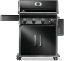 Napoleon Rogue 525 Natural Gas Grill, Black, Durable 4-Burner Cooking Surface by GreenHaven Gardens