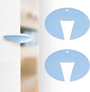 Door Pinch Guard and Door Slam Stopper, Durable Silicone Door Finger Pinch Guard, Prevents Finger Pinch Injuries, Slamming Doors, Door Safety for Kids, 2 Packs Blue Basic. by TinyTreasures Baby Boutique
