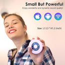 XLEADER Mini Bluetooth Speaker (Gift Box Packed) Portable Speakers Bluetooth Wireless with Micro SD/Mic/Aux Input, Touch Screen, 12H Playtime, Cute Pink Small Speaker for iPhone Laptop Shower Office by TinyTreasures Baby Boutique