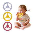 3 Pack Baby Teething Toys 3-6 Months, Silicone Ring Teethers for Babies 6-12 Months, Freezer Safe Chew Toy with Textured Grip for Boys Girls Teething Relief, Infant Easter Gift (Lavender Yellow Red) by TinyTreasures Baby Boutique