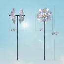 BATTIFE 6 Sets Pinwheels for Yard and Garden, Double Sides Reflective Bird Deterrent Pinwheel, Large Silver Outdoor Sparkly Wind Spinner, Pin Wheels for Lawn and Patio… by GreenHaven Gardens
