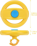 Accmor Stroller Steering Wheel Toy, Pretend Driving Simulated Steering Wheel for Baby Stroller Shopping Carts, Universal Detachable Funny Stroller Shopping Carts Toy Attachment Accessories by TinyTreasures Baby Boutique