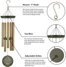 ASTARIN Personalized Wind Chimes for Anniversary, Customized Wedding, Anniversary Presents, Birthday Gifts for Loved One,Gifts for Couples, Gift for Wife, Gift for Her by CozyNest Decor
