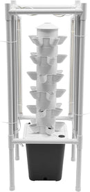 Hydroponic Growing Tower System Kit, 30-Plant Vertical Hydroponics Garden Tower with LED Grow Light, for Outdoor Indoor Herbs Fruits Vegetables Smart Garden Planter Kit by GreenHaven Gardens