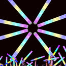 24-Count Foam Glow Sticks Party Pack - 5 Colors, Steady Bright LED Light Up Sticks for Weddings, Birthdays, Christmas, Halloween | Foam Glow Sticks Bulk Reusable, 6-Hr Glow by TinyTreasures Baby Boutique