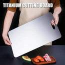Titanium Cutting Board - 2025 New Upgrade 100% Pure Titanium Cutting Boards for Kitchen Double Sided Non Toxic Titanware Cutting Board,Hygiene Durable Dishwasher Safe Chopping Board (18"L x 12"W) by CozyNest Decor