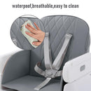 3 in 1 Baby High Chair,Adjustable Convertible Chairs Baby High Chairs for Babies and Toddlers,Portable and Easy to Clean,Gray by TinyTreasures Baby Boutique
