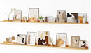 Floating Picture Ledge Shelves for Wall Set of 2, 72 Inches Picture Ledge Shelf with Long Large Nursery Book Shelf for Toys Storage Kids Bookshelf Wall Mounted Living Room Bedroom Decor Frames, Oak by TinyTreasures Baby Boutique