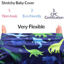 Baby Car Seat Cover, Multi- use Nursing Cover for Breastfeeding, Carseat Cover Boys, Dinosaur Baby Shower Stuff for Newborn, Soft Breathable by TinyTreasures Baby Boutique