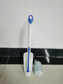 JEHONN Disposable Toilet Brush with 48 Wand Cleaner Refills, Wall Mounted Toilet Bowl Brush Holder Set, Bathroom Cleaning System for Sink Bathtub Wash Basin (Blue) by CozyNest Decor