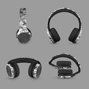 LilGadgets Connect+ Pro Wired Kids Headphones for School w/Microphone, Volume Limiting Noise Reducing Over-Ear Headset w/Cord, SharePort Technology & SoftTouch Padding, Snow Camo Headphones for Kids by TinyTreasures Baby Boutique