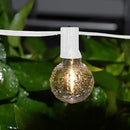 GOOTHY 50Ft LED String Lights, G40 LED Outdoor String Lights with 22 Shatterproof Globe LED Bulbs (2 Spare), Indoor/Outdoor Decoration String Lights for Patio Garden Bistro Backyard -White Wire by GreenHaven Gardens