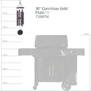 Corinthian Bells by Wind River - 30 inch Plum Wind Chime for Patio, Backyard, Garden, and Outdoor Decor (Aluminum Chime) Made in The USA by CozyNest Decor
