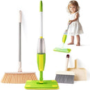 Kids Cleaning Toy Set,Mini Spray Mop Montessori Toys Pretend Play Cleaning Tool for Toddlers with Spray Mop & Kids Broom Dustpan Set Cleaning Toys Gift for Toddlers Girls Boys Age 3+ by TinyTreasures Baby Boutique