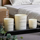 M&SENSE Natural Soy Candle| Rose & Lychee | 16.6 oz, 95H Burn | Minimalist Scented Candle for Relaxation, Gifting, Home Décor | for Bedroom, Office, Party Large by CozyNest Decor