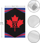 Never 51st State Canada Flag Seasonal Garden Flags 12x18 Double Sided Small Banner for Garden by GreenHaven Gardens