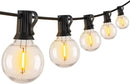 Brightown LED String Lights Outdoor 25Feet G40 Patio Lights with 25 Shatterproof Bulbs, Waterproof Globe Hanging Lights for Backyard Porch Bistro Balcony Decor, E12 Socket by CozyNest Decor