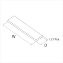 URBANDI, Rustic Floating Shelves, Set of 2, Hidden Bracket, Solid Wood, Heavy Duty, Wall Mounted Shelves, (Brown, 48Wx12D) by CozyNest Decor