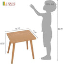 AWASEN Mid Century Modern Side Table, Small End for Living Room Bedroom Office Small Spaces, Modern Side Table Nightstand with Solid Wood, Easy Assembly, (Brown) by CozyNest Decor