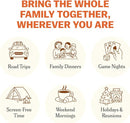 TALES 150 Conversation Cards, Family Edition, Perfect for Family Games for Adults, Teens, and Kids, Family Dinners, Game Nights, Gifts, Holidays, and Gatherings, Prompts for Meaningful Connections by TinyTreasures Baby Boutique