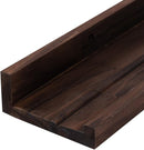 AZSKY 36 Inch Wall Mounted Floating Shelves for Home Decoration,Picture Display Wall Ledge Shelf for Bedrooms,Office,Living Room, Kitchen, Deep Walnut Wood Wall Shelf,3 Same Sizes by TinyTreasures Baby Boutique