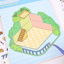 20 Sets DIY 3D Sticker Scenes for Adults Relief Stress, Cute Kawaii 3D House Sticker Therapy for Women Teen Girls Kids Pass The Time, Make Your Own Mini Room Scene Collection Book with Tweezer by TinyTreasures Baby Boutique