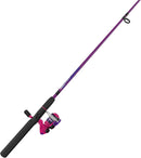 Zebco Splash Junior Spinning Reel and Fishing Rod Combo, 4-Foot 2-Piece Fishing Pole, Size 10 Reel, Changeable Right- or Left-Hand Retrieve, Pre-Spooled with 6-Pound Zebco Line by TinyTreasures Baby Boutique