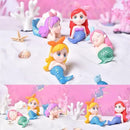18 Pcs Miniature Mermaid Figurines,Mini Mermaid and Mini Sleeping Mermaid in Shell for Cake Decoration Home Terrarium Decoration DIY Crafts by GreenHaven Gardens