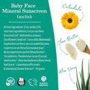 Earth Mama Baby Face Mineral Sunscreen Stick SPF 40 | Non-Nano Zinc, Natural Water Resistant Sun Cream for Babies, Kids & Adults 0.74-Ounce, 3-Pack by TinyTreasures Baby Boutique