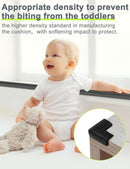 Foam Corner Protector Edge and Corner Guard, with 12.5 feet Length Foam Safety Bumpers, Baby Proofing Safety Table Corner Protectors (Black 12.5ft) by TinyTreasures Baby Boutique