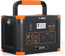 Portable Power Station 500W(Peak 1000W), 519Wh Outdoor Solar Generator Backup Battery Pack with 2 110V AC Outlets, 500W 10-Port Powerhouse for RV/Van Camping Fishing Climbing Road Trip Home Emergency by TinyTreasures Baby Boutique