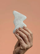Mount Lai Vitality Qi White Jade Gua Sha Facial Tool – The Imperial Stone of Purity – Patented 5-Sided Professional Sculpting Tool for Lymphatic Drainage, Precision Contouring & Imperial Radiance by CozyNest Decor