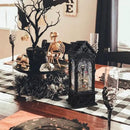 Eldnacele Halloween Ghost Projection Snow Globe Lantern with 6-Hour Timer, Lighted Plug-in & Battery Operated Water Glittering Snowing Globe Lamp for Spooky Fall Halloween Indoor Decoration(Skeleton) by CozyNest Decor