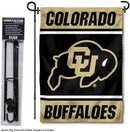 College Flags & Banners Co. Colorado Buffaloes Garden Flag with Stand Holder by GreenHaven Gardens