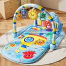 Alive Lovely Baby Gyms Play Mats, Musical Activity Center Baby Piano Gym Mat, Music and Lights Tummy Time Padded Mat for Newborn 0 to 3 6 9 12 Months by TinyTreasures Baby Boutique