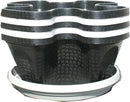 Mr. Stacky Multiple Color (Black + White) 5 Layer 13inch Vertical Planter by GreenHaven Gardens
