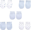 5 Pairs Baby Not Scratch Mittens 0-6 Months New Born Boy Girl Gloves Cute Infant Accessories by TinyTreasures Baby Boutique